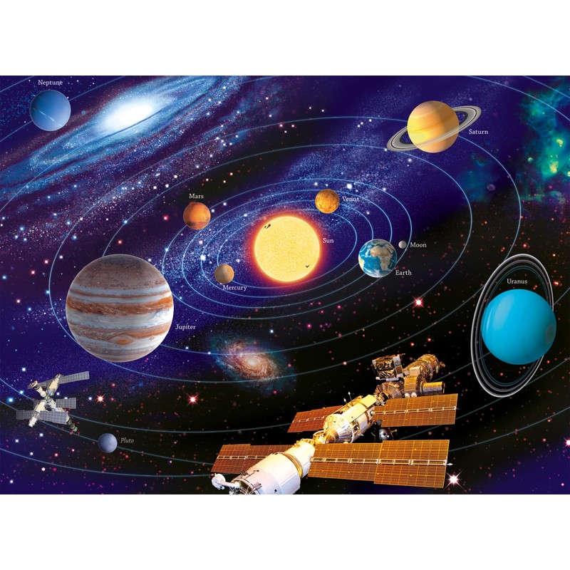 Ravensburger Solar System Jigsaw Puzzle for Kids - 200 Unique