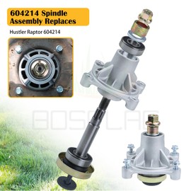 3 Pack 604214 Spindle for Hustler Raptor 52 Inch Deck Rebuild Kit