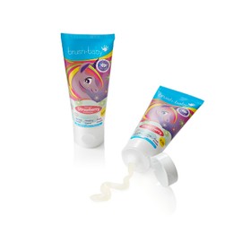 Brush-Baby Strawberry Toothpaste for Kids 3+ Years (Pack of 3 x 50ml Tubes)
