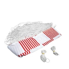 Sandora 22101 Football Goal Replacement Net Red/White Compatible with Many Goals with the Matching Size 300 x 160 x 90 cm