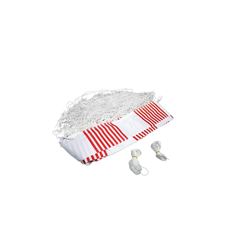 Sandora 22101 Football Goal Replacement Net Red/White Compatible with Many