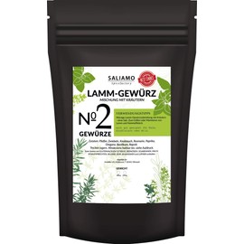 100 g Lamb Spice Mix with Rosemary Garlic Pepper Oregano Pepper Basil Onions 100 g