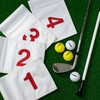 KINGTOP Numbered Golf Flag 8x6 Inch – Upgraded Double Layer