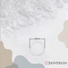 JASVERLIN Clear Elastic Hair Bands, Small Elastic Hair Ties Tiny