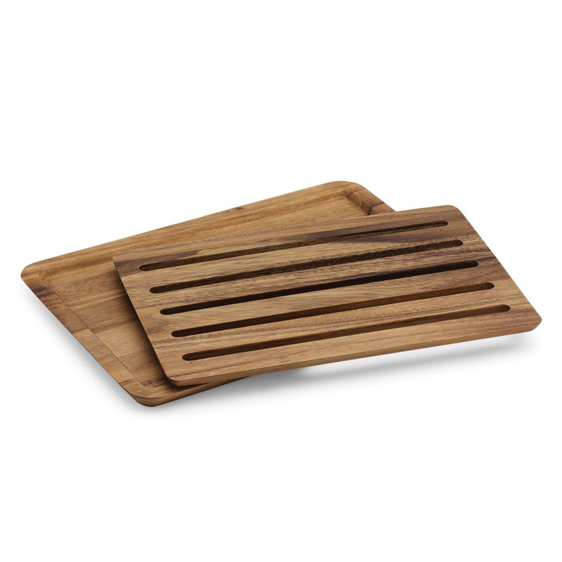 Ironwood Gourmet Nesting Bread Cutting Board with Crumb Catcher, 10.25