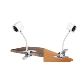 OkeMeeo Camera Mount for Wyze Cam OG/V3/V3 Pro/Pan V3/Pan V2/Pan V1/Wyze Battery Cam Pro and More(Gooseneck Clip,2 Pack)