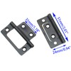 8 Pack Non-Mortise Door Hinges Heavy Duty Bifold Butt Cabinet