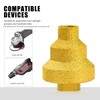Diamond Brazed Step Drill Bit 20mm 35mm 50mm Multi Layer