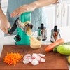 Geedel Rotary Cheese Grater with 3 Interchangeable Blades, Kitchen Mandoline