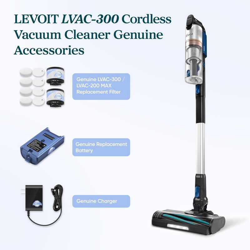 LEVOIT LVAC-300 Cordless Vacuum Cleaner Charger, 27V, 0.9A
