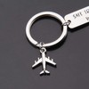 Safe Trip Wherever You Go Keychain Safe Travels Keychain Flight