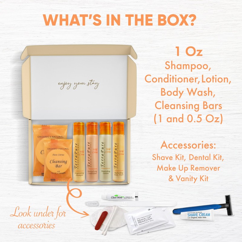 Terra Pure Amenity & Accessory Kit |1 oz Travel Size