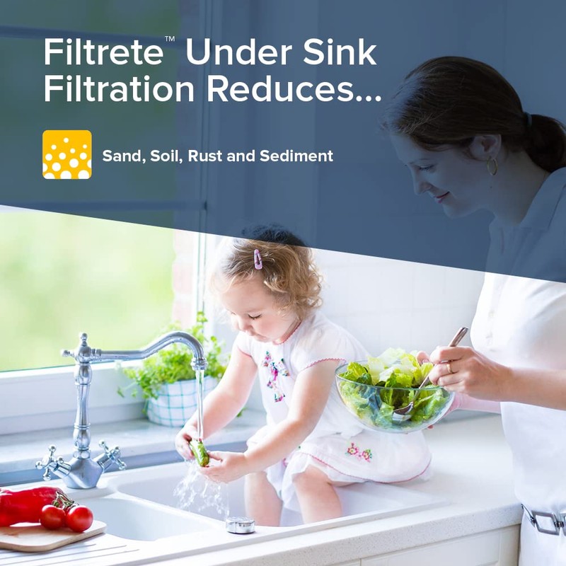 Filtrete Standard Under Sink Quick Change Water Filtration System 3US-AS01