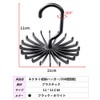 YWSHF 360 Degree Rotating Round Necktie Storage Hanger Compact Space