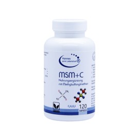 Hannes Pure Lebenslust MSM 120 Kapseln, 2 Monate Vorrat, Frei von künstlichen Zusätzen