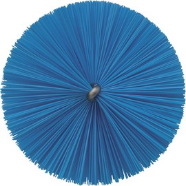 Vikan 53563 Tube Brush, Polyester, 2-25/64" x 7-7/8" OAL, Blue