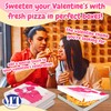 MT Products Valentines Printed Pizza Boxes 12" x 12 x