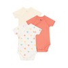 Petit Bateau Baby A0DJO Short Sleeve Birth Bodysuits, Variant 1,