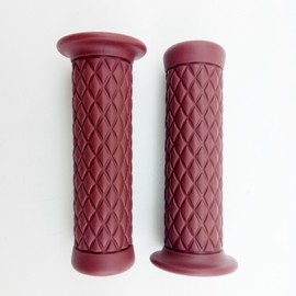 OKSTNO 22mm 7/8" Universal Soft Rubber Handlebar Hand Grips for Motorcycle Dirt Bike (Brown)
