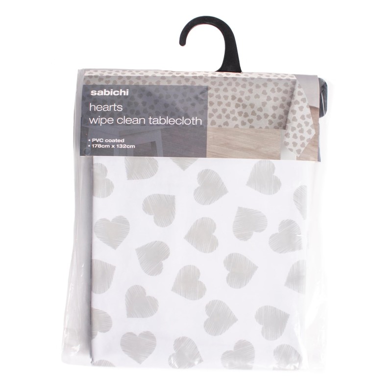Sabichi Wipe Clean Tablecloth - Easy to Clean Waterproof Table