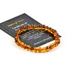 Baltic Amber Bracelet for Adults Made on Elastic Band- Natural