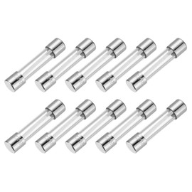 MECCANIXITY 20A 250V 5x20mm Time Delay Glass Fuse UL Listed Slow Blow Fuse for Home Appliances(Pack of 10)