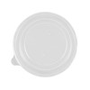 Restaurantware Plastic Lids, Pack of 25 Round Clear Lids for
