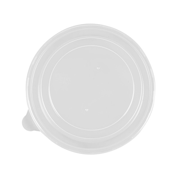 Restaurantware Plastic Lids, Pack of 25 Round Clear Lids for