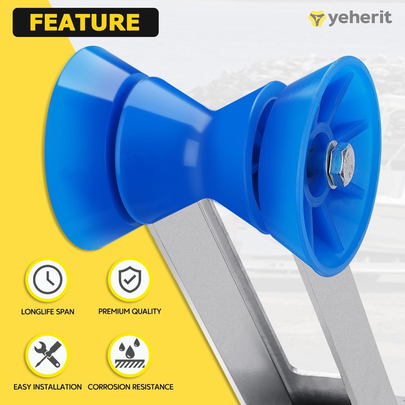 Boat Trailer Winch Post with 1200LB Boat Winch Compatible with