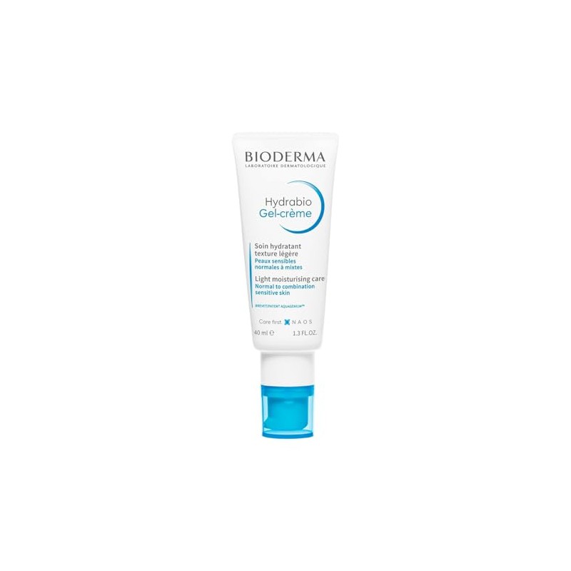 BIODERMA, Hydrabio Light Crema Ligera Hidratante, Ácido Hialurónico, Piel Normal