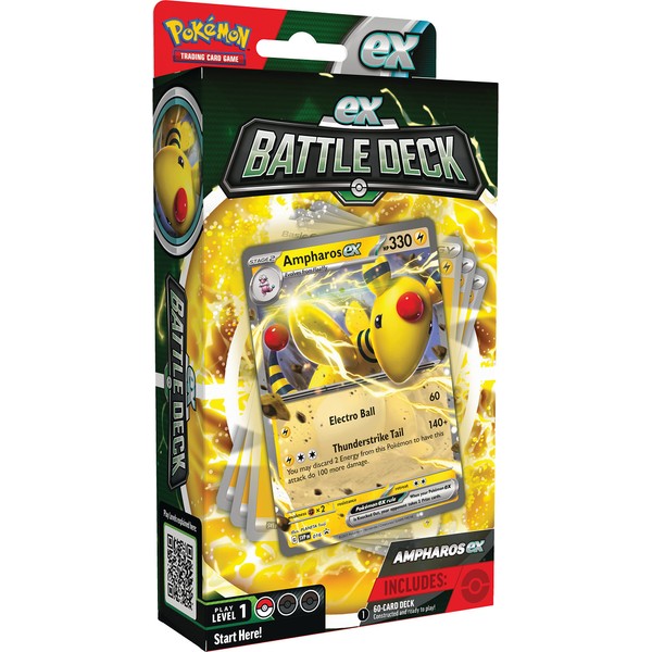 Pokémon TCG: Ampharos ex Battle Deck (Ready-to-Play 60-Card Deck)