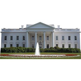 H20147 White House Day Cardboard Cutout