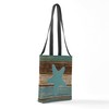CafePress Starfish Coastal Weathered 13"x13" Reusable Grocery Shopping Sling Tote