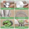 4 Pcs Mini Colander Food Strainer 304 Stainless Steel Fine