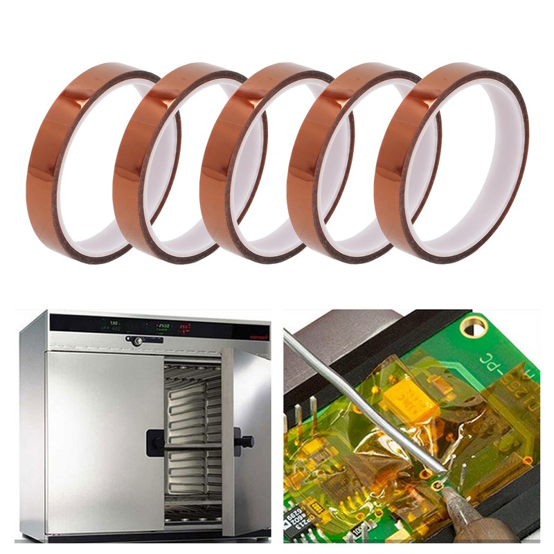 5Pcs High Temperature Tape Heat Resistance Insulating Heat Transfer Tape