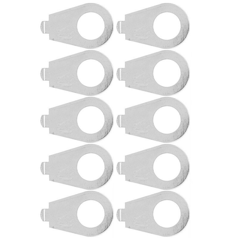 10Pcs Metal Electric Guitar Potentiometer Speed Bell Knob Pointer Replacement