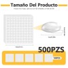 500pzs Tope Protector Adhesiva Silicona Antigolpe Parachoque Transparente
