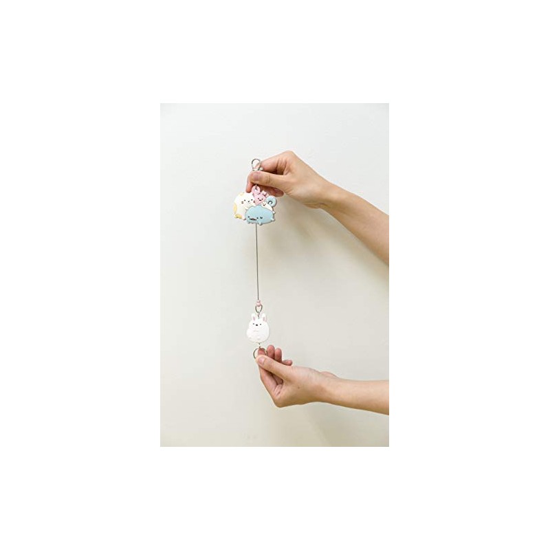 Sumikko Gurashi Reel Key Chain Shirokuma Falling