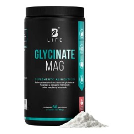 Glicinato De Magnesio En Polvo 600g Glycinate Mag. B Life Sabor Raspberry lemonade
