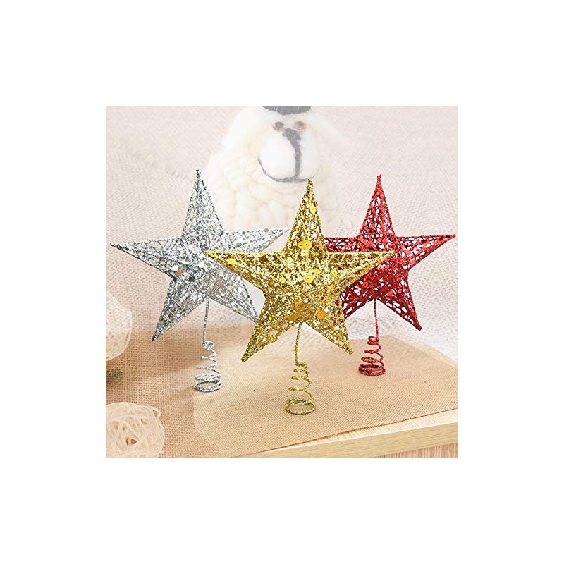 Christmas Tree Top Star Luxurious Fashionable Tree Top Large Size