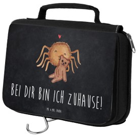 Mr. & Mrs. Panda Kulturbeutel Spinne Agathe Teddy - Geschenk, Videos, Zum Aufhängen, Herren, Organizer, Merchandise, Freundschaft, Kosmetikbeutel,