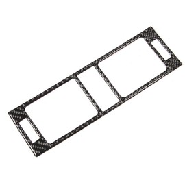 Kuuleyn Center Console Air Outlet Cover A/C Center Console Vent Trim Carbon Fiber Fits C Class W204 05-12