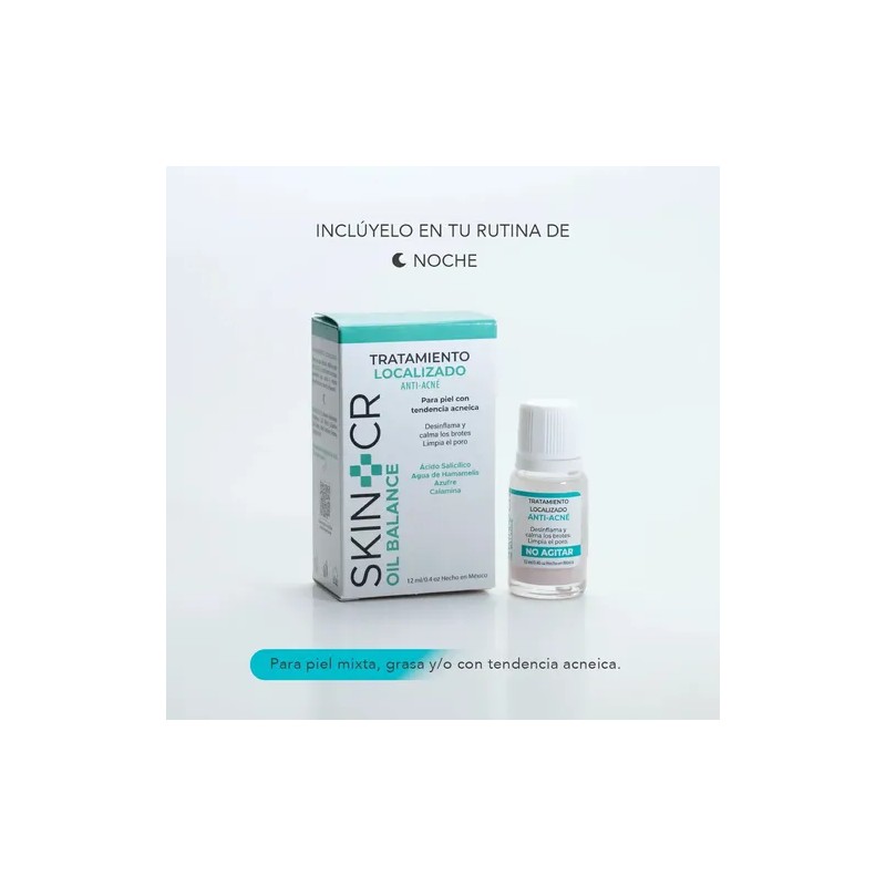 Tratamiento Localizado Skin-CR para Acné con Ácido Salicílico y Azufre