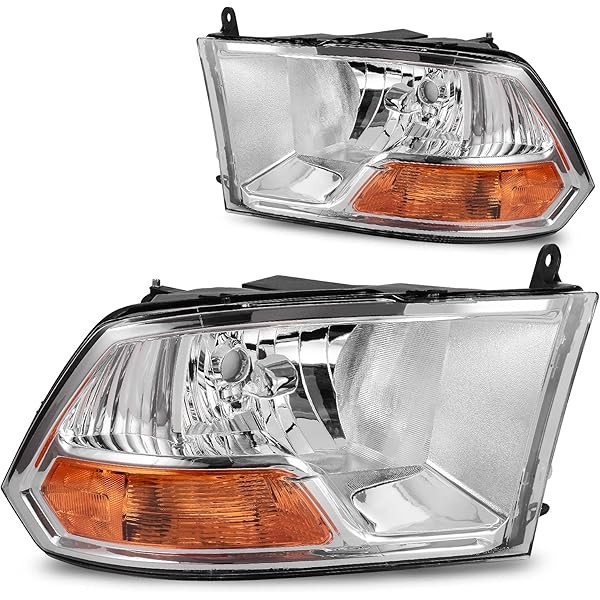 DWVO Headlight Assembly Compatible with 2009-2012 Dodge Ram 1500 2500