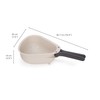 Joseph Joseph Droplet Compact Colander with Folding Handles, Space-Saving Design,