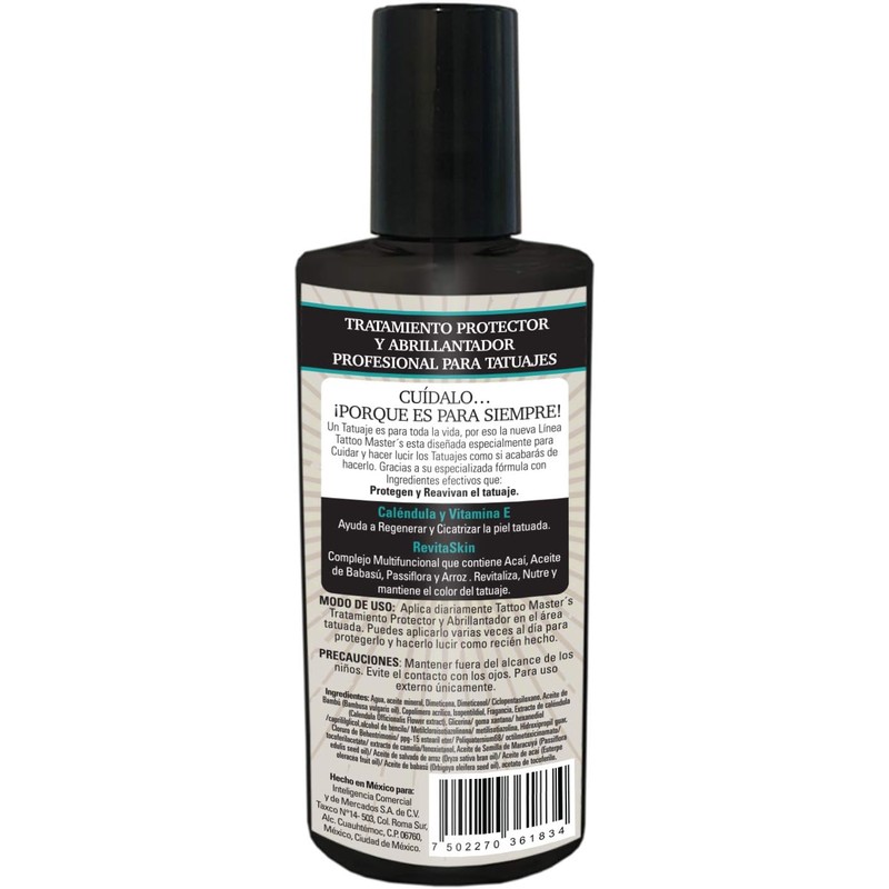 Tattoo Master's Protector abrillantador para tatuajes 125 ml