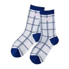 Miki House 14-9644-824 Socks Pack Socks, Set of 3, Crew Length, Boys, Girls, Baby, Kids, Children's Clothes, Kindergarten Commuting to School, white