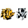 TANCH Mirror Speed Cube Set 2 Pack of 3x3 Mirror