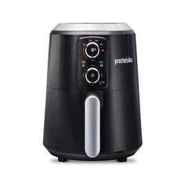Proctor Silex 3.7 QT Air Fryer Oven with Temperature Control, 30 Min Timer, Non Stick Basket, 1350W, Black (35056)