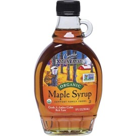 Coombs Family Farms 100% Pure Organic Maple Syrup Grade A Amber Rich, 8 Fl Oz